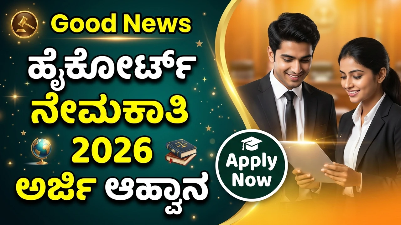 Karnataka High Court Recruitment 2026 Apply Online